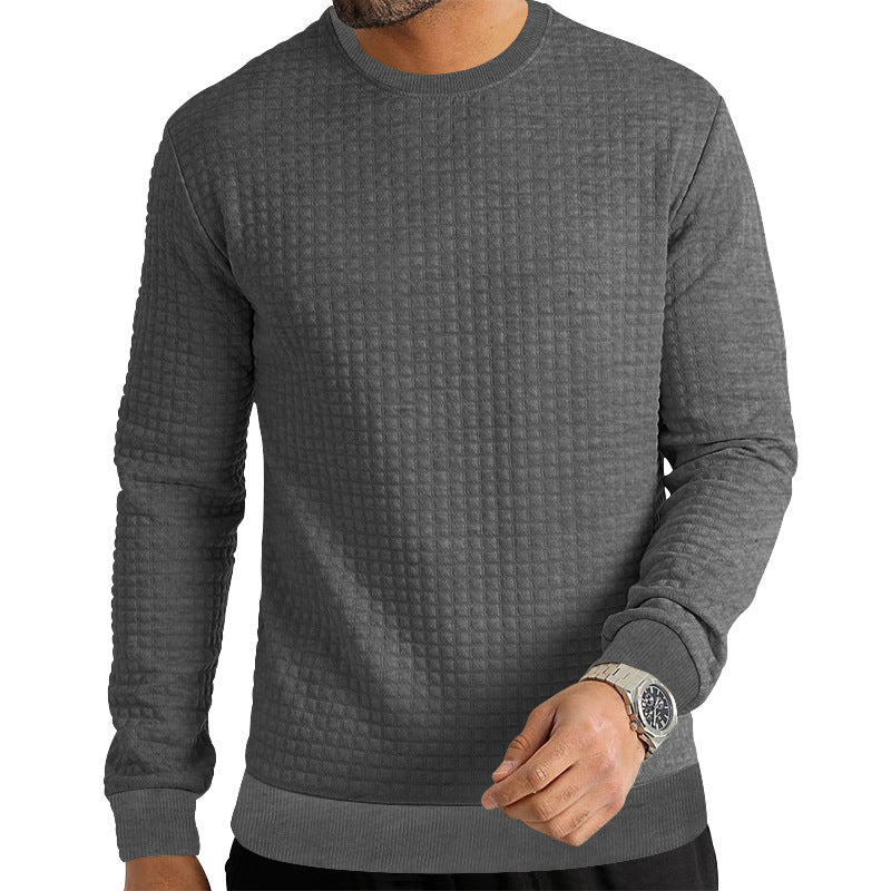 Men's Fashion Casual Round Neck Long Sleeve T-shirt